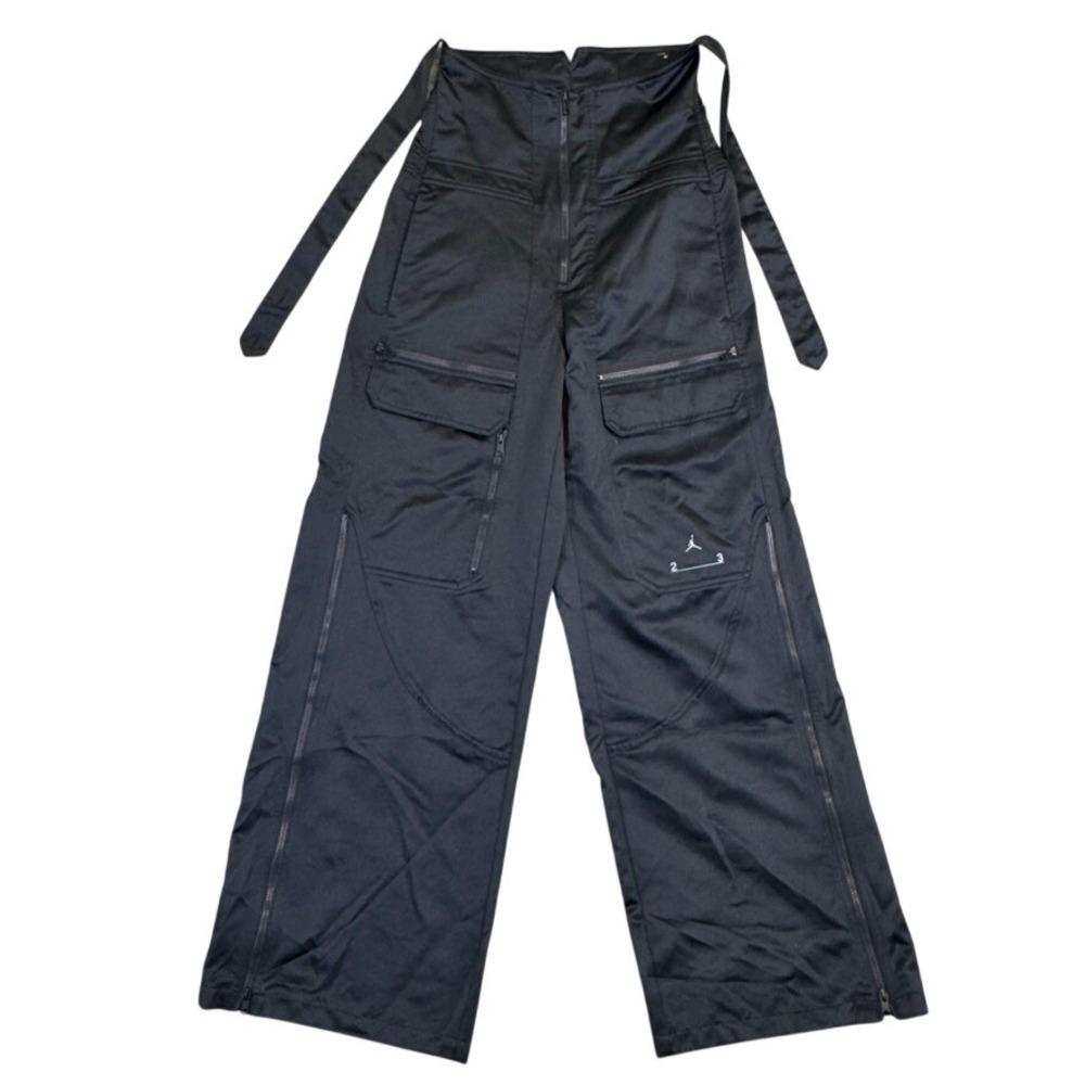Jordan 23 Engineered Womens Wide Leg Cargo Pants Black High Waist XS CV7739-010